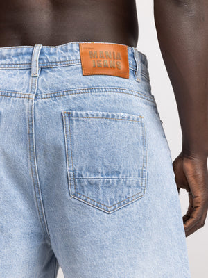 JEANS BERMUDA Light Blue / 48