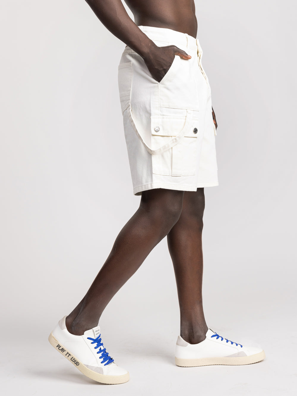 JEANS BERMUDA White / 48