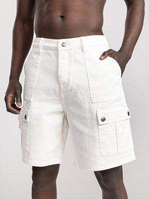 JEANS BERMUDA White / 48