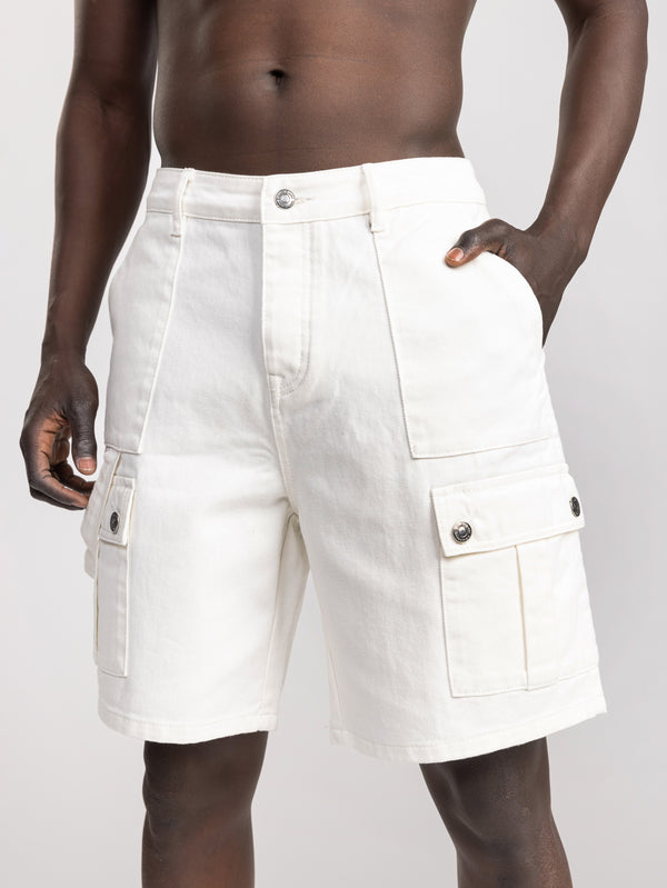 JEANS BERMUDA White / 48