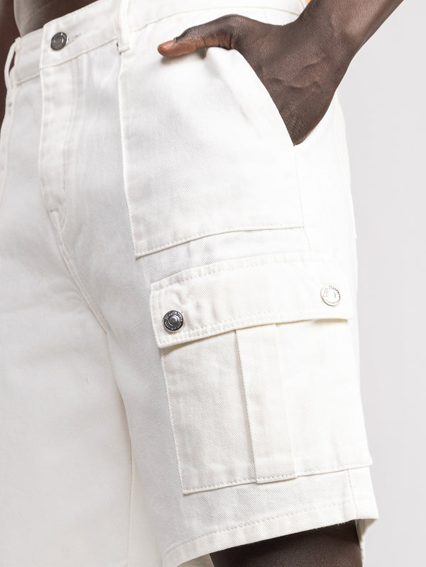 JEANS BERMUDA White / 48