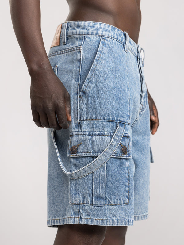 JEANS BERMUDA Blue / 48