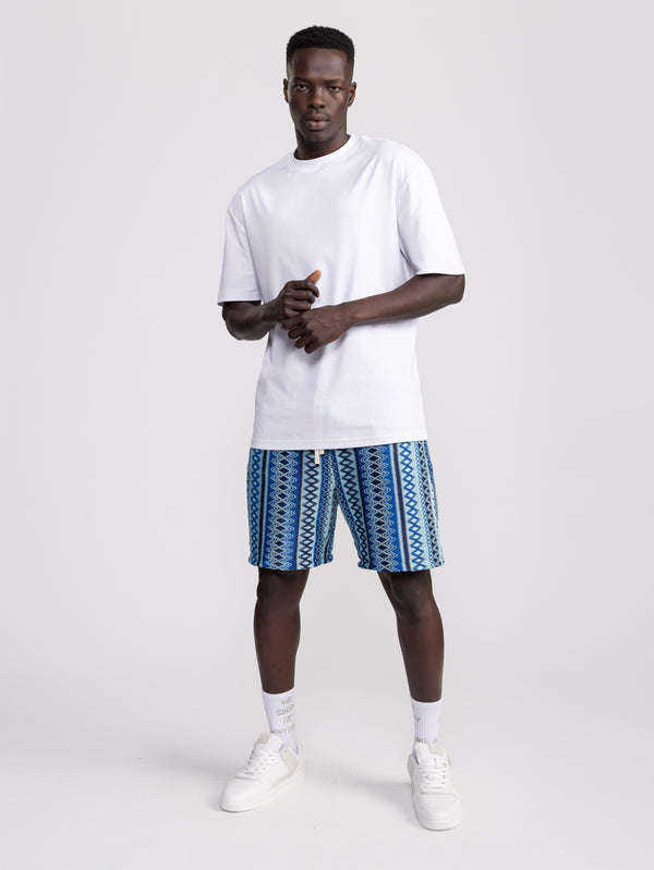 WOVEN BERMUDA Blue / XS