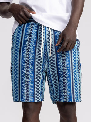 WOVEN BERMUDA Blue / XS