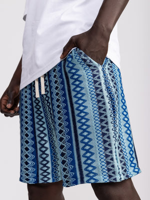 WOVEN BERMUDA Blue / XS