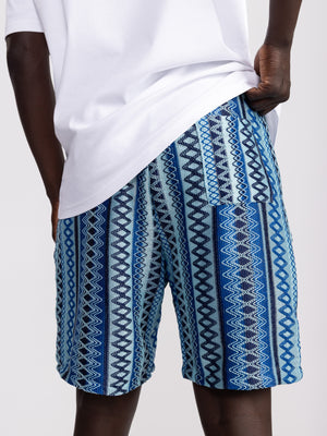 WOVEN BERMUDA Blue / XS