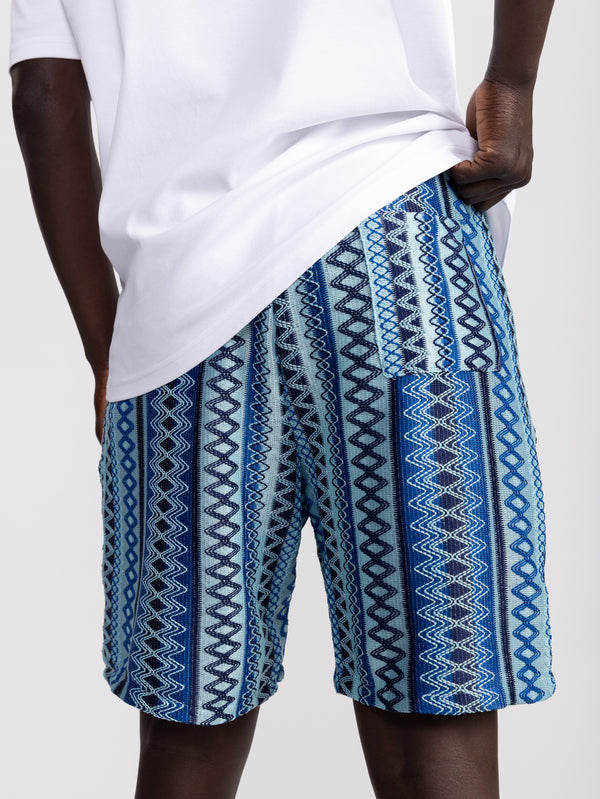 WOVEN BERMUDA Blue / XS