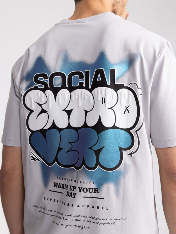 FASHION T-SHIRT Light Gray / XXS