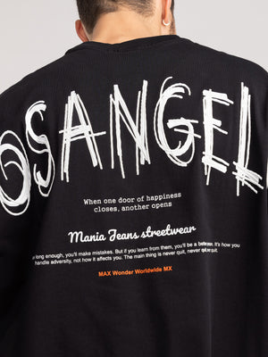 T-SHIRT OVER SIZE Black / XXS