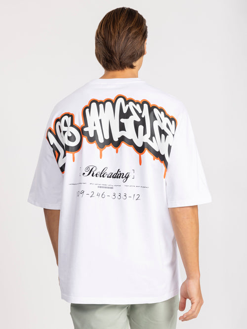 T-SHIRT OVER SIZE White / XXS