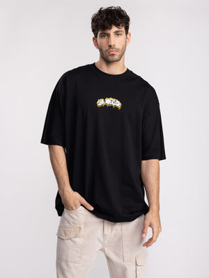T-SHIRT OVER SIZE Black / XXS