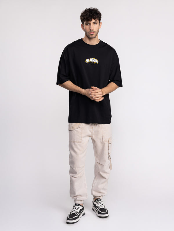 T-SHIRT OVER SIZE Black / XXS
