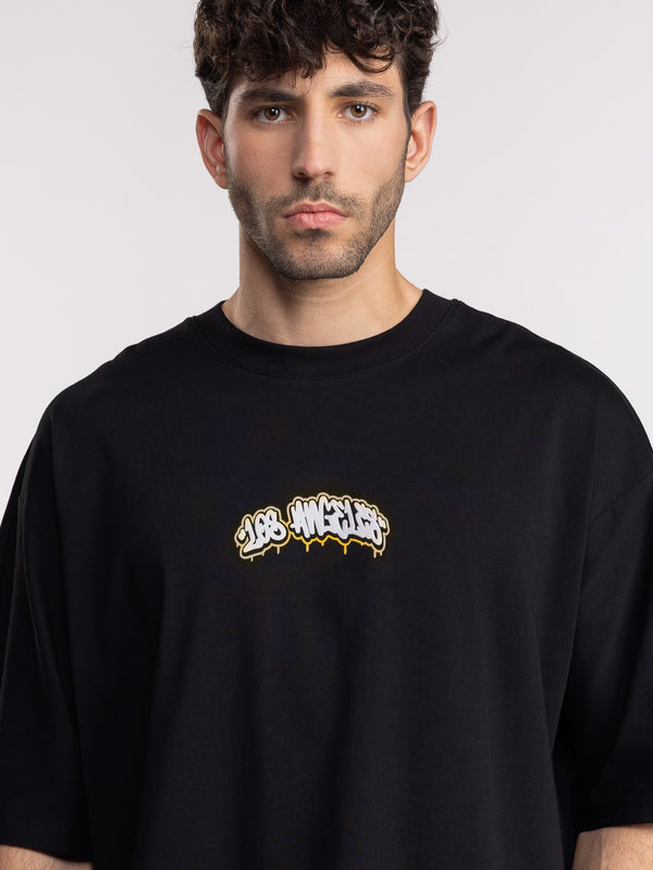 T-SHIRT OVER SIZE Black / XXS