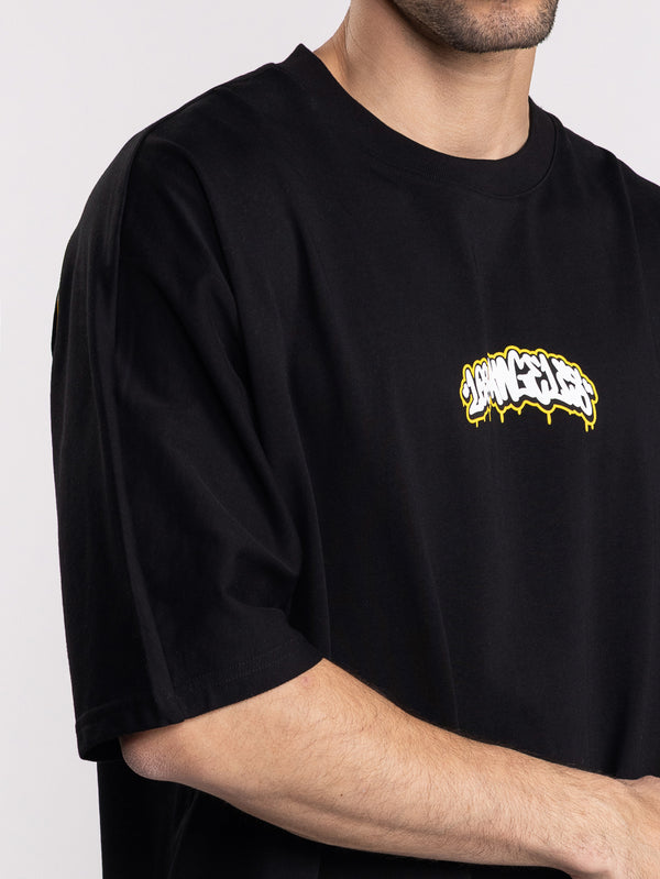 T-SHIRT OVER SIZE Black / XXS