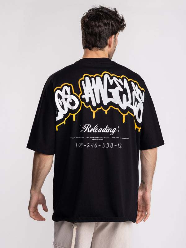 T-SHIRT OVER SIZE Black / XXS