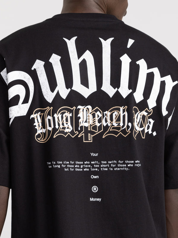 T-SHIRT OVER SIZE Black / XXS