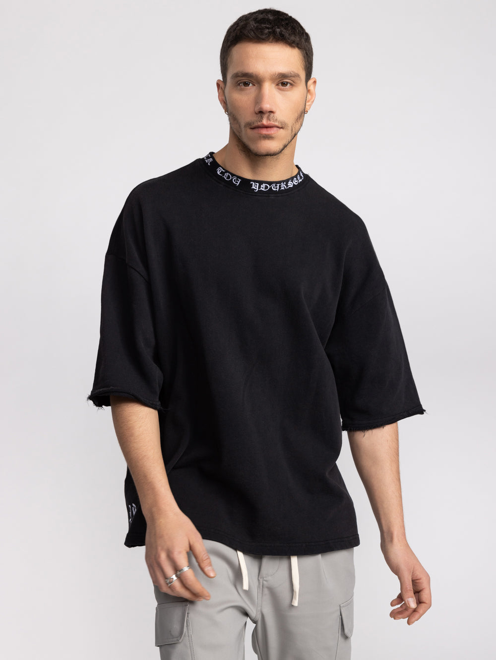 T-SHIRT OVER SIZE Stone / XXS