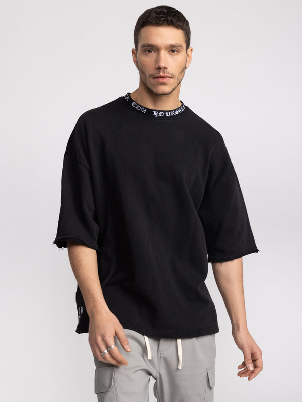 T-SHIRT OVER SIZE Black / XXS
