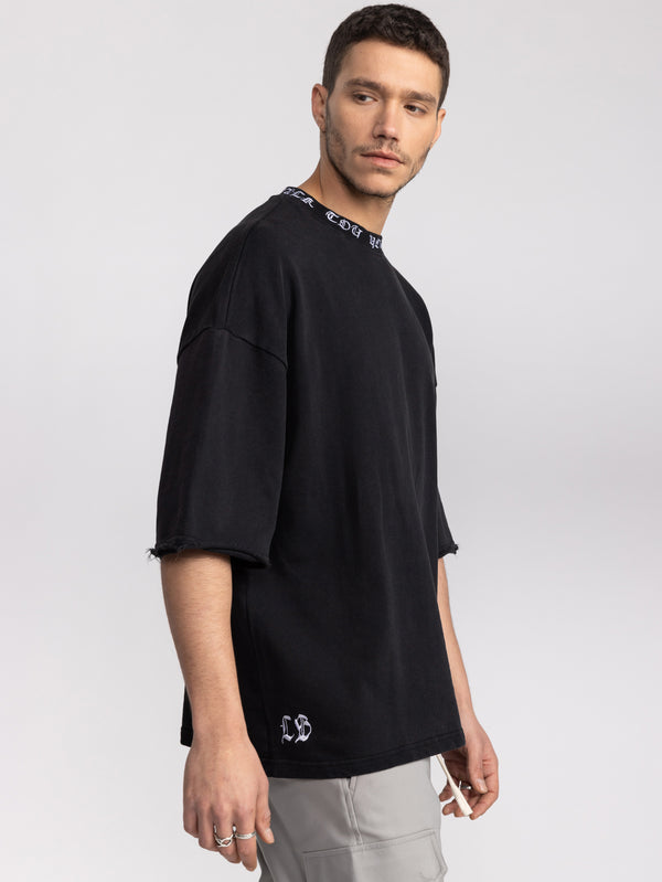 T-SHIRT OVER SIZE Black / XXS