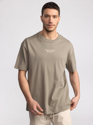 T-SHIRT OVER SIZE Mocha / XXS