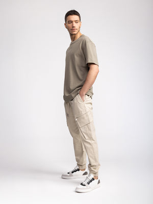T-SHIRT OVER SIZE Mocha / XXS