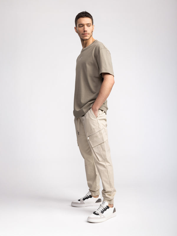 T-SHIRT OVER SIZE Mocha / XXS