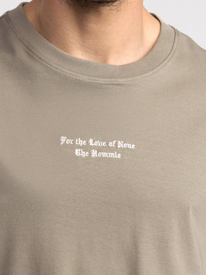 T-SHIRT OVER SIZE Mocha / XXS