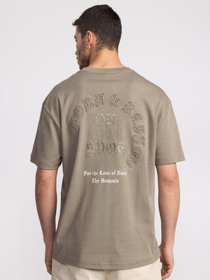T-SHIRT OVER SIZE Mocha / XXS