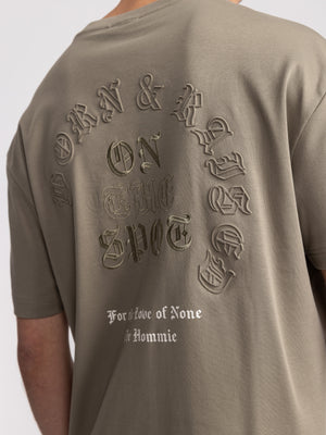 T-SHIRT OVER SIZE Mocha / XXS