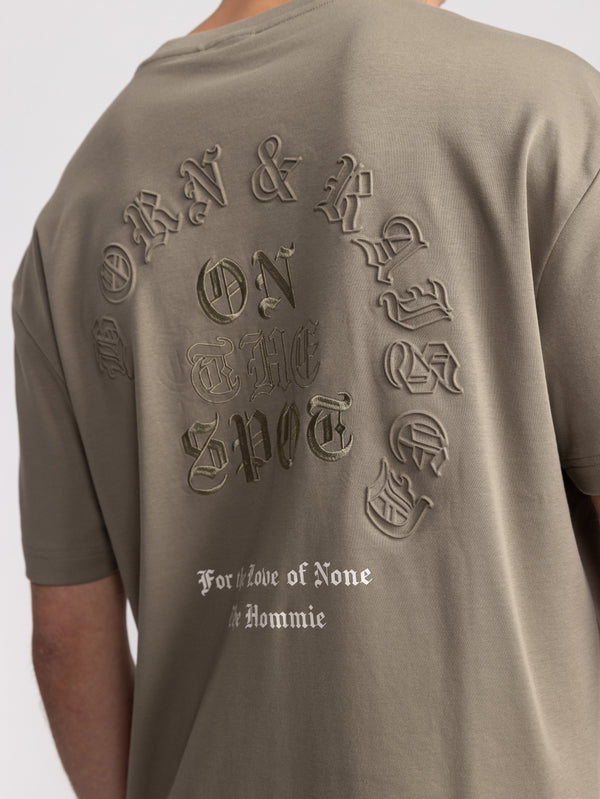 T-SHIRT OVER SIZE Mocha / XXS