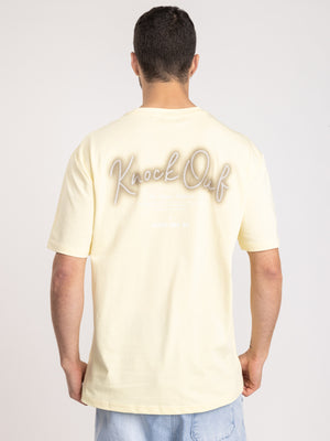 T-SHIRT OVER SIZE Banana Yellow / XXS
