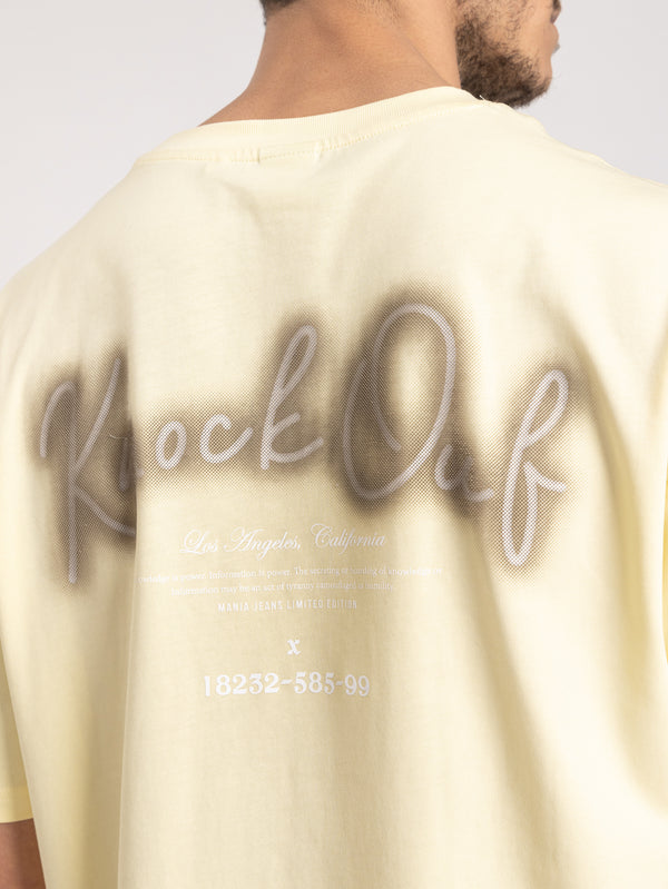 T-SHIRT OVER SIZE Banana Yellow / XXS