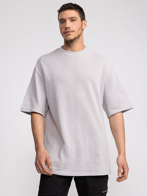 FASHION BASIC T-SHIRTS Light Gray / XXS