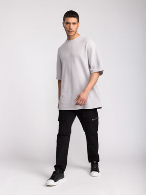 FASHION BASIC T-SHIRTS Light Gray / XXS