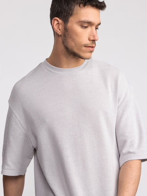 FASHION BASIC T-SHIRTS Light Gray / XXS