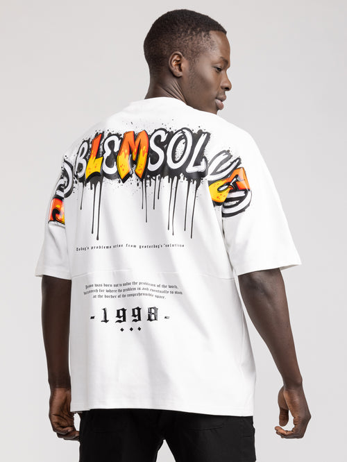 T-SHIRT OVER SIZE White / XXS