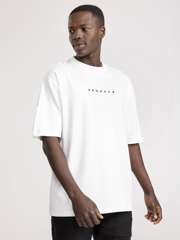 T-SHIRT OVER SIZE White / XXS