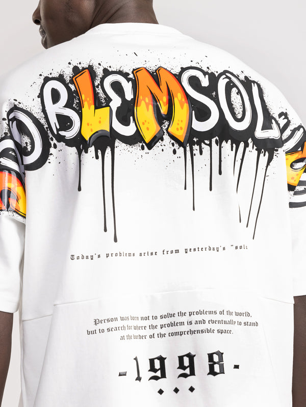 T-SHIRT OVER SIZE White / XXS