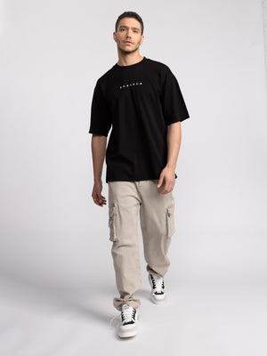 T-SHIRT OVER SIZE Black / XXS