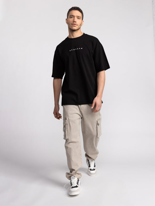 T-SHIRT OVER SIZE Black / XXS