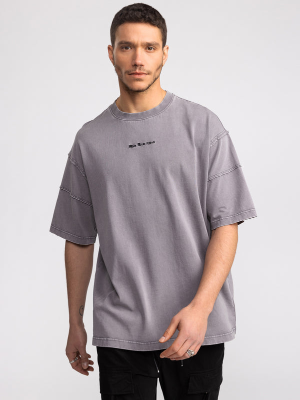T-SHIRT OVER SIZE Gray / XXS
