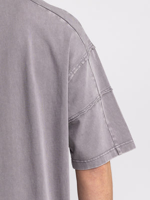 T-SHIRT OVER SIZE Gray / XXS