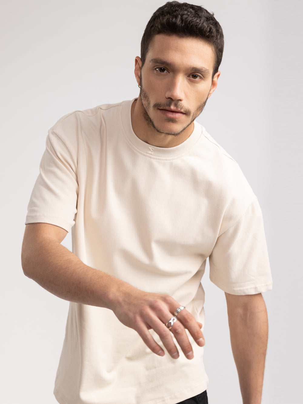 FASHION BASIC T-SHIRTS Beige / XXS