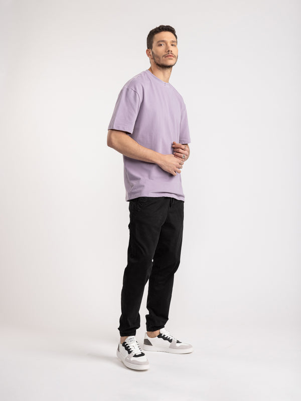 FASHION BASIC T-SHIRTS Light Smoky Purple / XXS