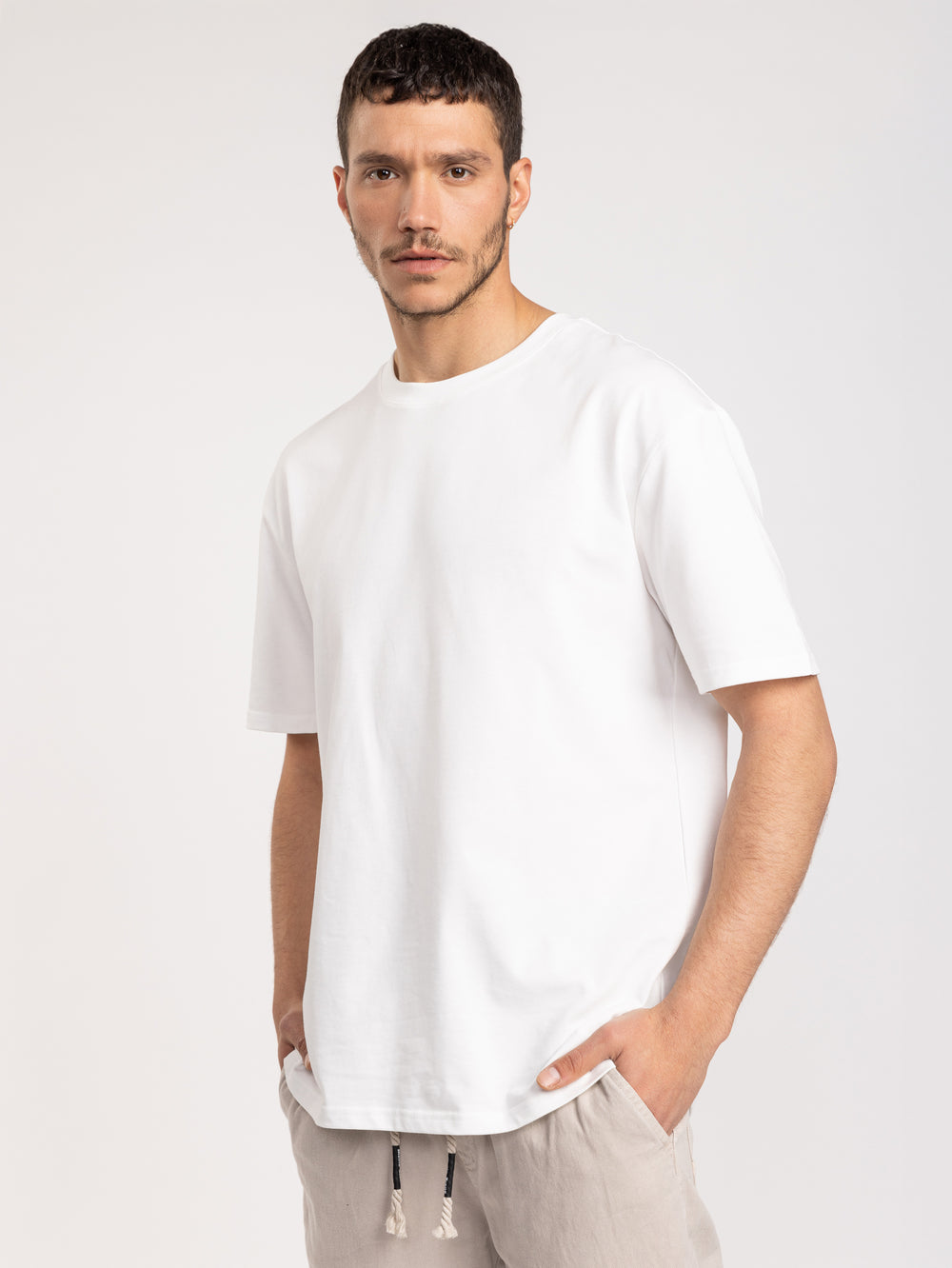 FASHION BASIC T-SHIRTS White / XXS