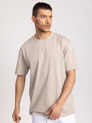 FASHION BASIC T-SHIRTS Stone / XXS