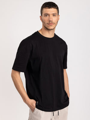 FASHION BASIC T-SHIRTS Black / XXS