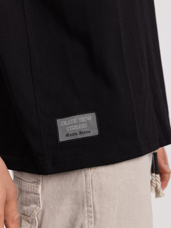 FASHION BASIC T-SHIRTS Black / XXS