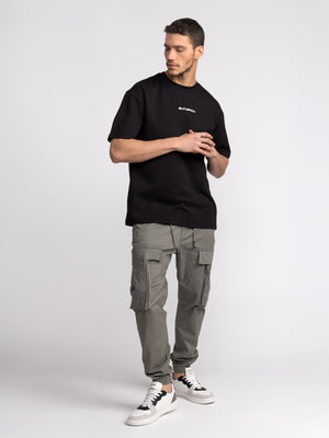 T-SHIRT OVER SIZE Black / XXS
