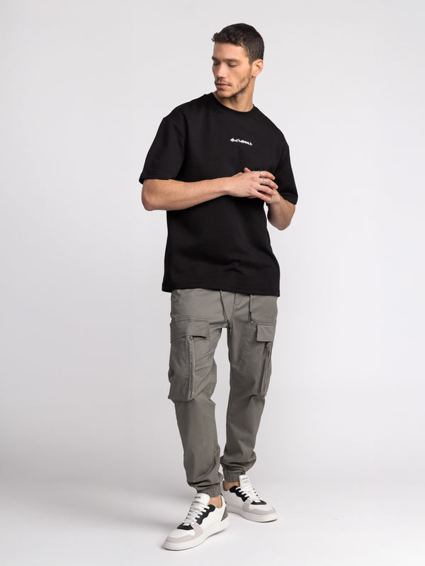 T-SHIRT OVER SIZE Black / XXS